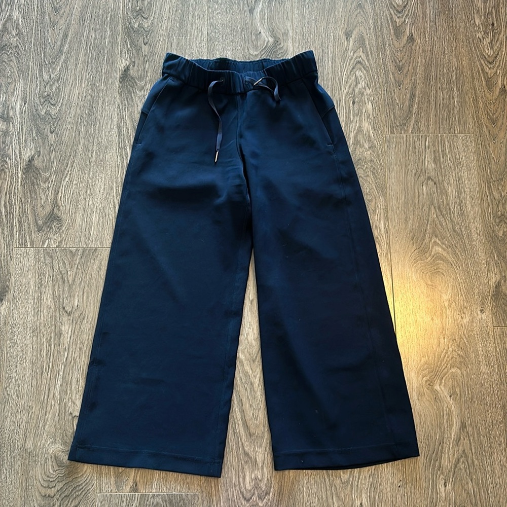 On the fly wide leg pant *woven